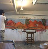 Batur painting Afghanistan 